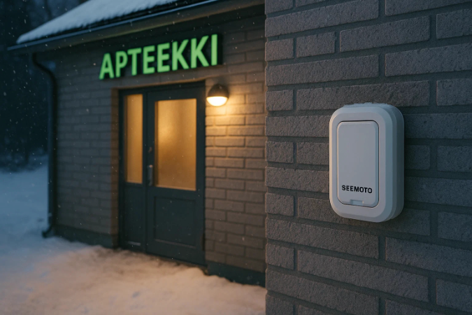 Temperaturövervakning av dispenseringsmaskinen - fjärrpunkt